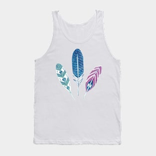 Bohemian feather design Tank Top